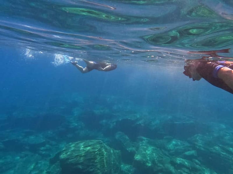 Heraklion: Boat Safari with guided snorkeling/diving tour. - Forty-five minutes at Agia Pelagia