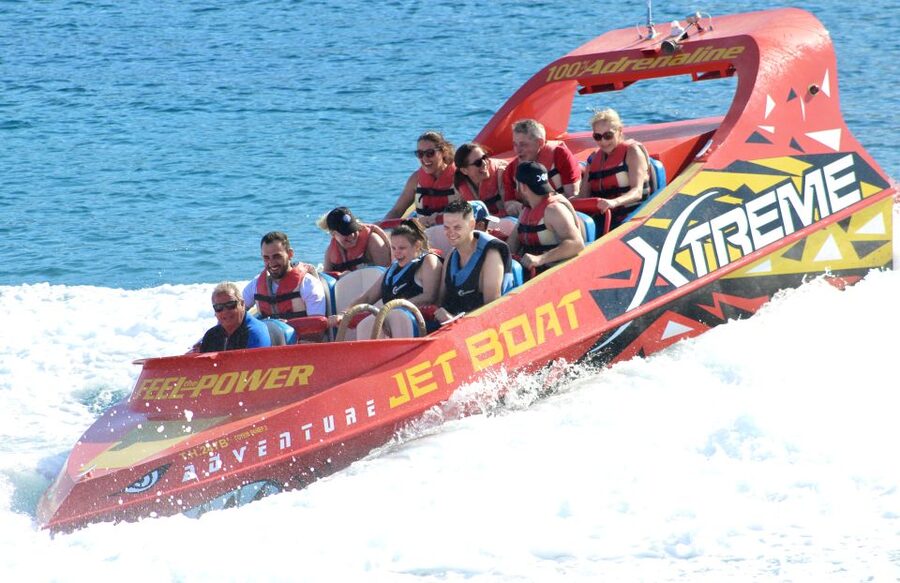 Hersonissos: Jet Boat Tour with Snorkeling - The ride back completes the one-hour format