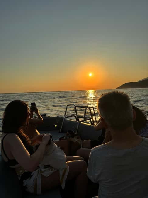 Himara: Sunset Cruise with Swim Stops and Snorkeling - Leaving Himara Mini Dock