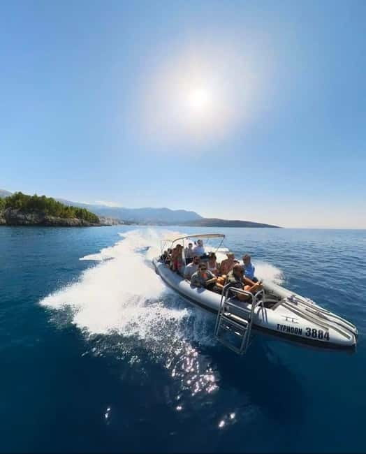 Himare Hidden Gems Tour: 10+ Beaches, Caves & Snorkel Stops - Gjipe Canyon from the water