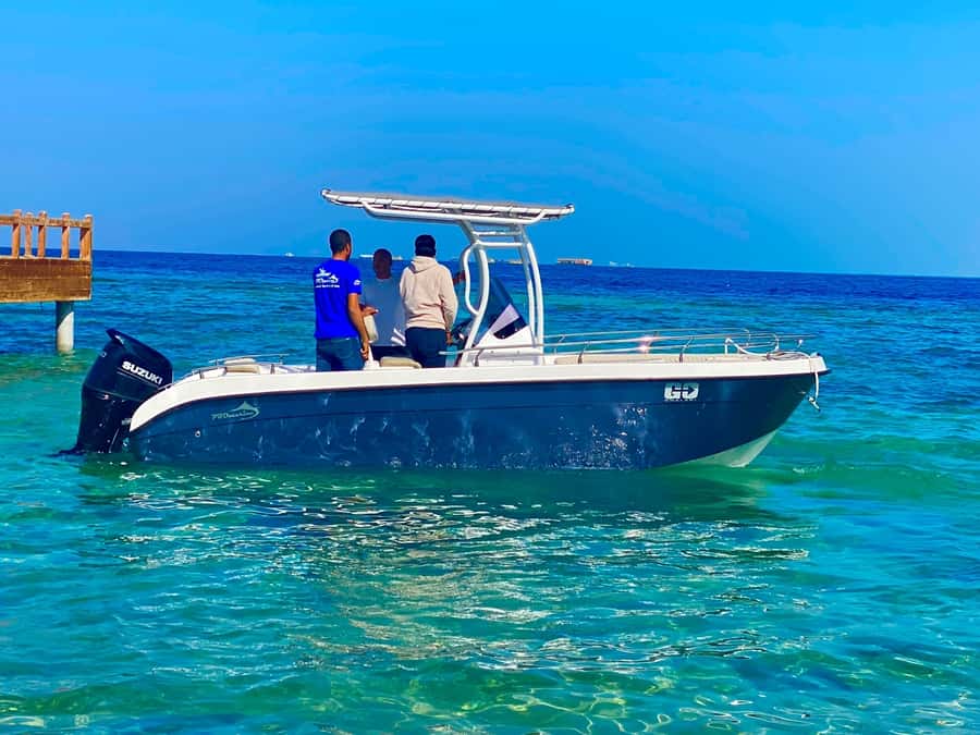 Hurghada: Orange Bay Dolphin Watching, Snorkeling & Lunch - Orange Bay for swimming, lunch, and a slower hour