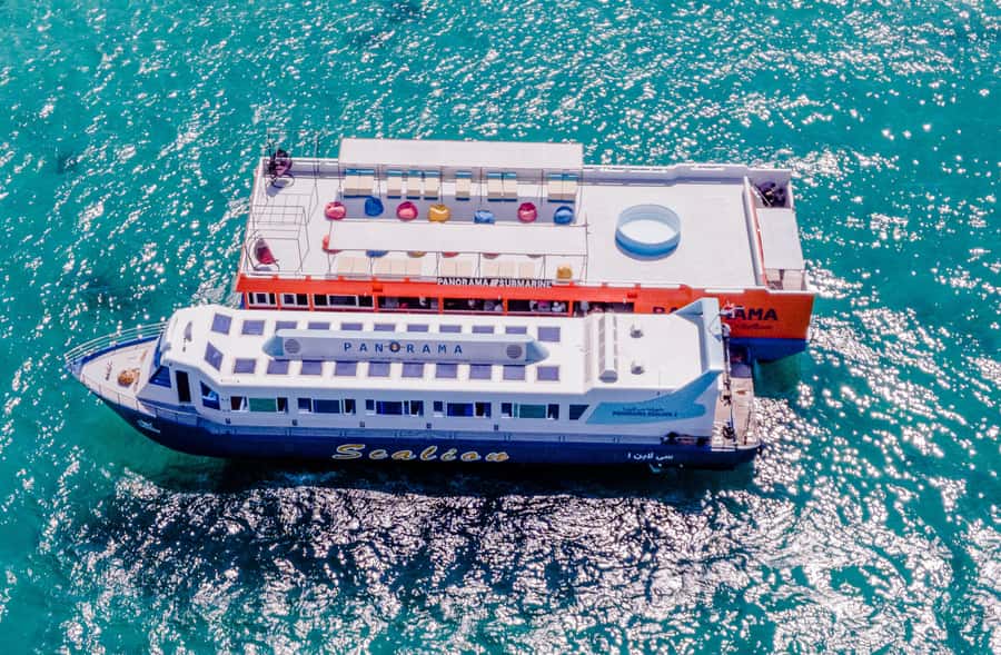 Hurghada: Panoramic Semi-Submarine Cruise with Snorkeling - What you see from the semi-submarine