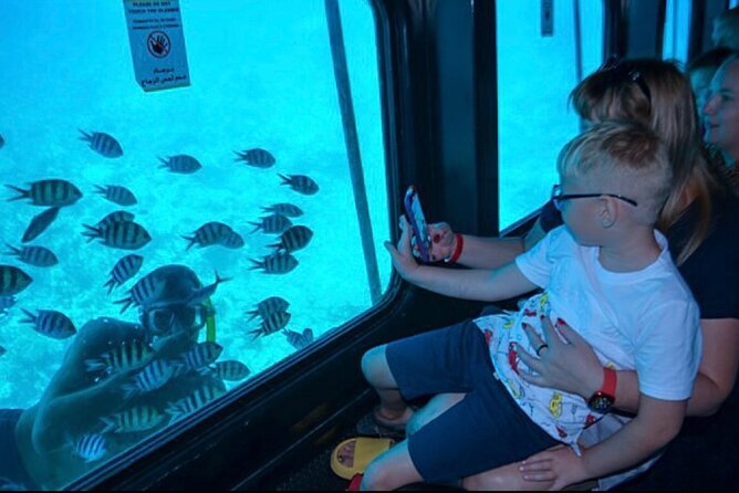 Hurghada: Royal Seascope Submarine Cruise with Snorkel Stop - The 45-minute underwater viewing deck