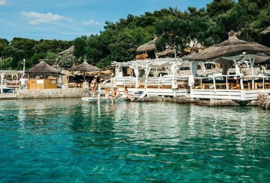 Hvar: Private Sailing Boat Trip with Swimming and Snorkeling - Mlini Beach makes a strong first stop