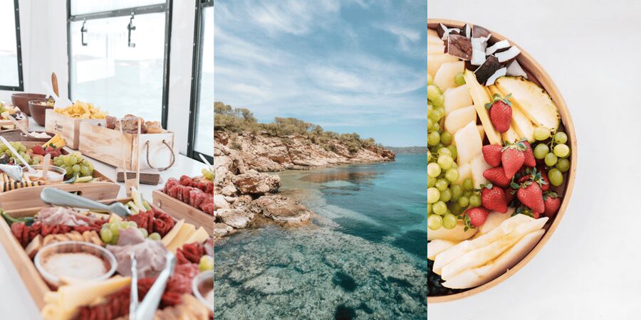 Ibiza: Adults-Only Cruise with Drinks, Food, Snorkel, and DJ - Food, drinks, and the onboard mood