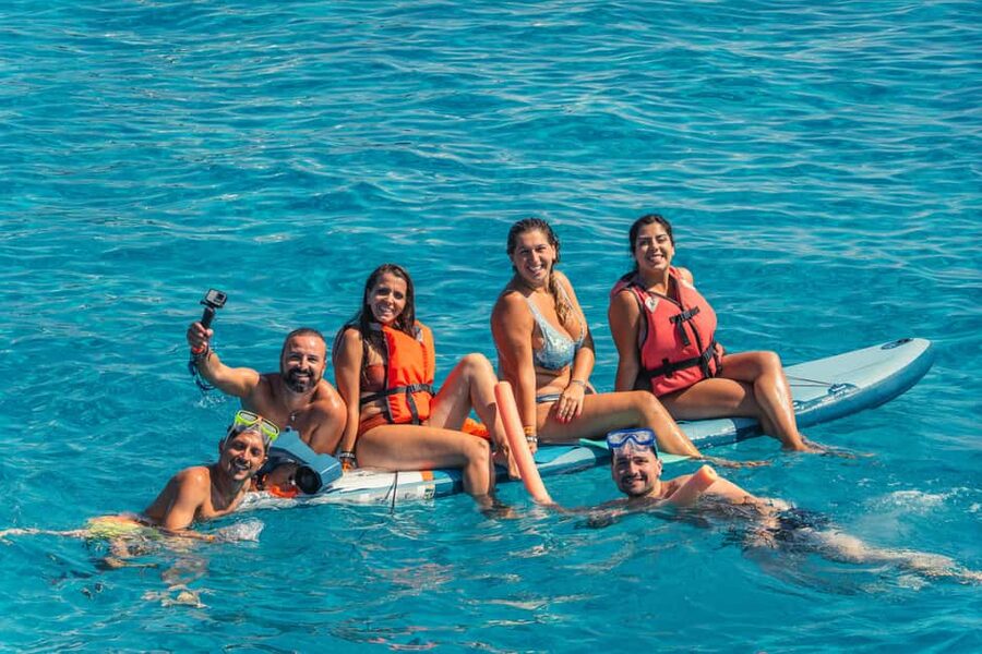 Ibiza: Formentera Trip with Paddle, Snorkel and Lunch - Ses Illetes: clear water and shared water toys