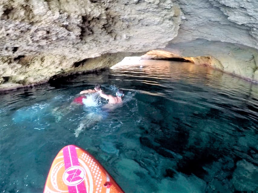 Ibiza: Sea Caves & Coves Snorkeling Paddle Boarding Tour - Crew, safety, and how much help you get