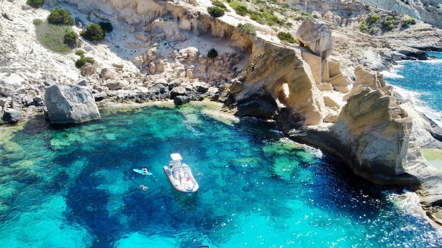 Ibiza: SpeedBoat trip to Atlantis & Es Vedra Snorkel+Paddle - Es Vedrà and Sa Pedrera, the main event