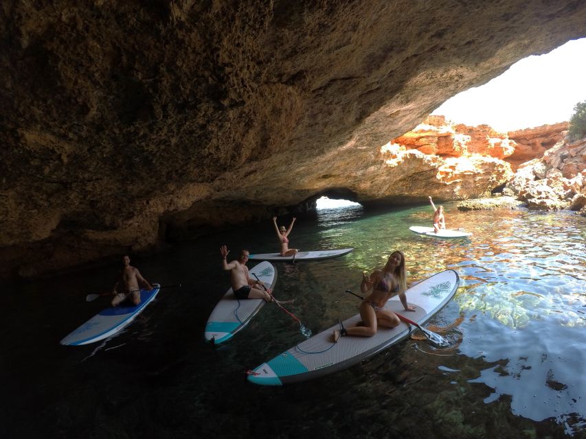 Ibiza: SUP & Snorkel Boat Tour with Caves, Drinks & Photos - Snorkeling in clear water