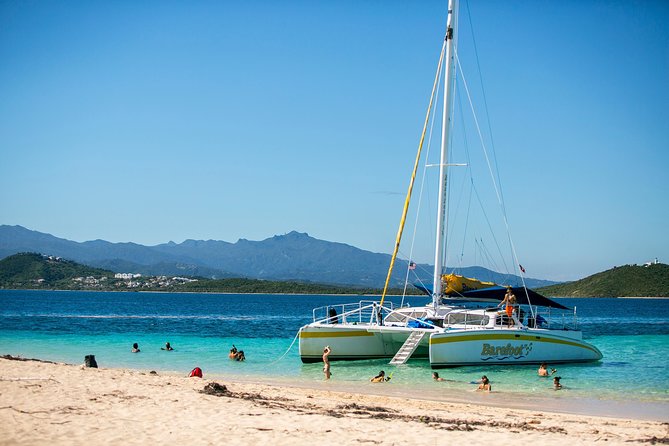 Icacos Deserted Island Catamaran, Snorkel, and Picnic Cruise - Icacos beach time and swimming