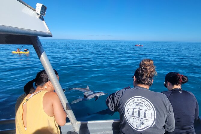 'Imiloa Express Nā Pali Snorkel Tour - The Na Pali Coast from the water