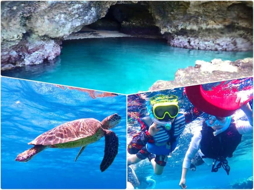 Ishigaki Island: Blue Cave Exploration & Snorkeling Tour - Walking into the Blue Cave