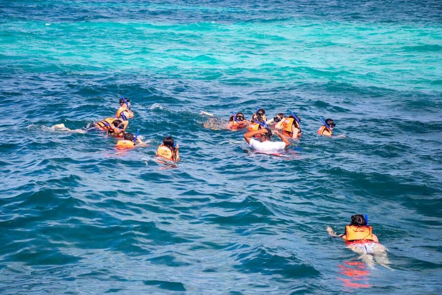 Isla Mujeres Catamaran, Snorkel & Buffet Lunch - Forty-five minutes for swimming near Isla Mujeres