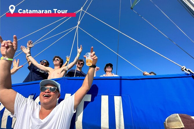 Isla Mujeres Catamaran + Snorkel + Open Bar on board + Buffet - What this Cancun catamaran day is really like