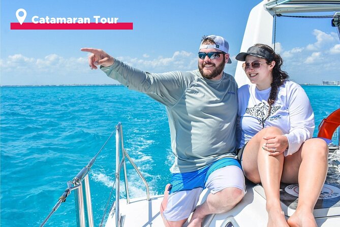 Isla Mujeres Catamaran + Snorkel + Open Bar on board + Buffet - Reaching the marina from Cancun and Playa del Carmen
