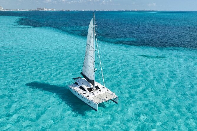 Isla Mujeres Catamaran Tour with Snorkeling, Open Bar & Buffet - Sailing from Cancun to Isla Mujeres