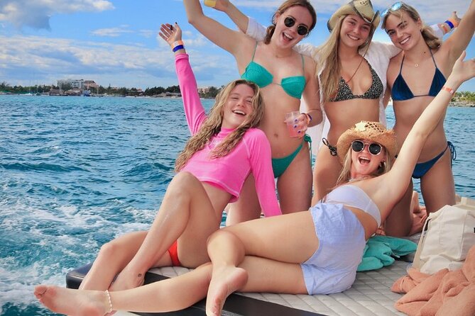Isla Mujeres Catamaran Tour with Snorkeling, Open Bar & Buffet - A Mexican buffet and beach club break