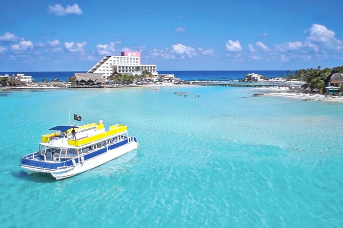 Isla Mujeres, Snorkel, Lunch & Pick Up from Cancun to P.Morelos - Sailing the trimaran with breakfast and an open bar