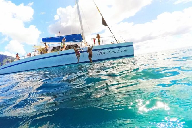 Isla Mujeres tour in a Catamaran with snorkel, open bar, lunch - Snorkeling at the reef