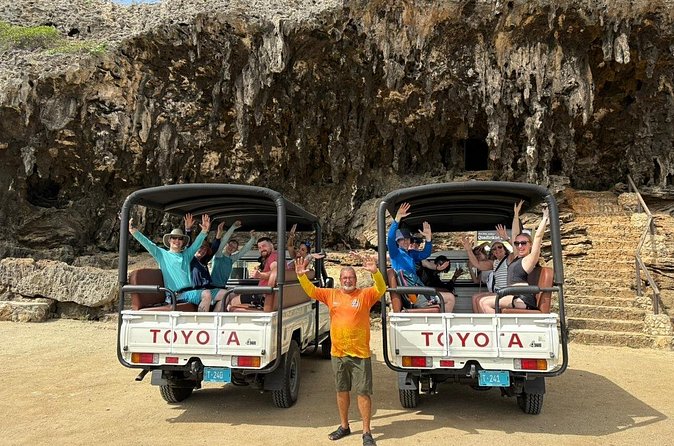 Jeep Tour Arikok National Park and Snorkeling at Baby Beach - Quadirikiri Cave is short but excellent for photos