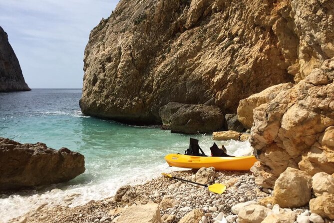 Kayak And Snorkel Excursion in Jávea. Portitxol - Granadella - Equipment, clothing, and the wet-rock problem