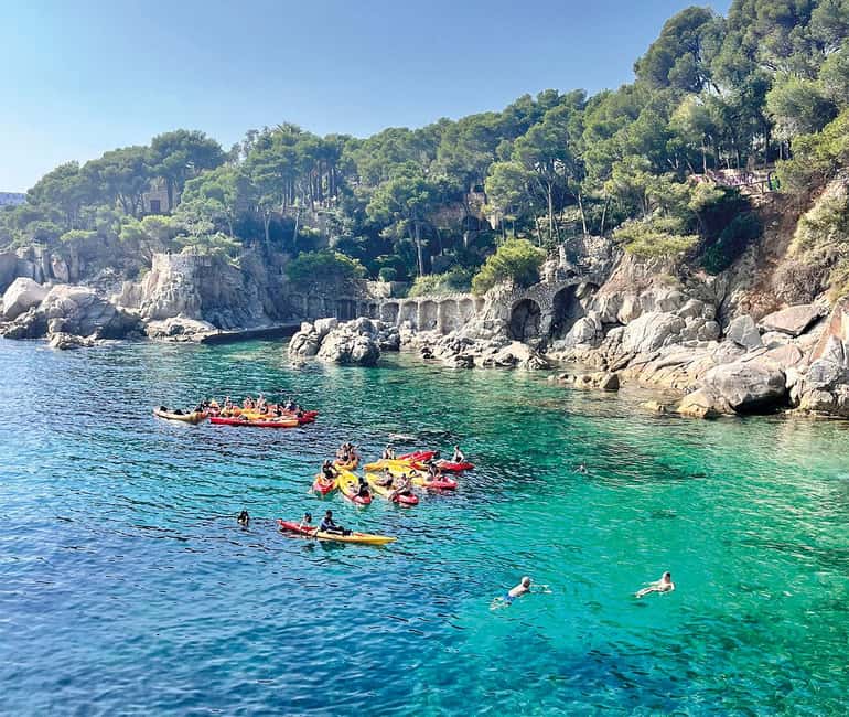 Kayak and Snorkel in Playa de Aro, Costa Brava - The secret stop and snorkeling time
