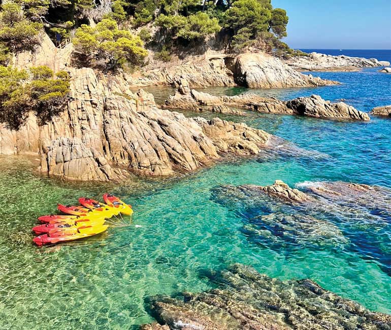 Kayak and Snorkel in Playa de Aro, Costa Brava - What the first 30 minutes on the water are like