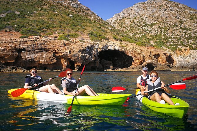 Kayak Dénia "Cova Tallada" + Snorkeling + Speleology - Key points at a glance