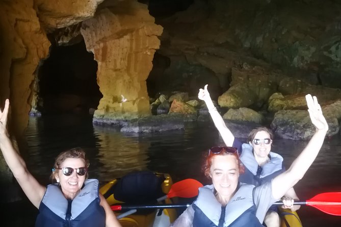 Kayak Dénia "Cova Tallada" + Snorkeling + Speleology - From the beach briefing to the first paddle