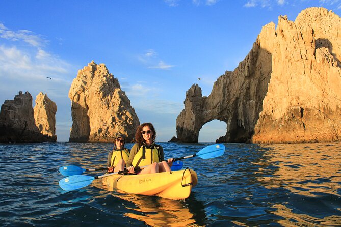 Kayak Expedition to the Arch of Cabo San Lucas, Lovers Beach & Snorkel - Neptune’s Finger adds another rock formation