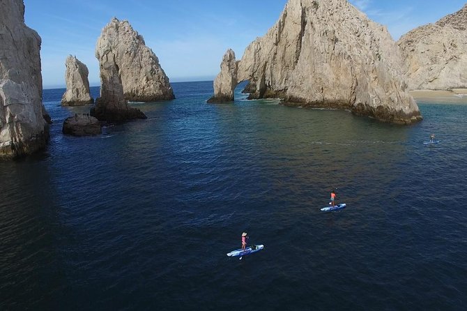 Kayak or Paddle Board & Snorkel to the Arch with Photos included - The early paddle toward Cabo’s Arch