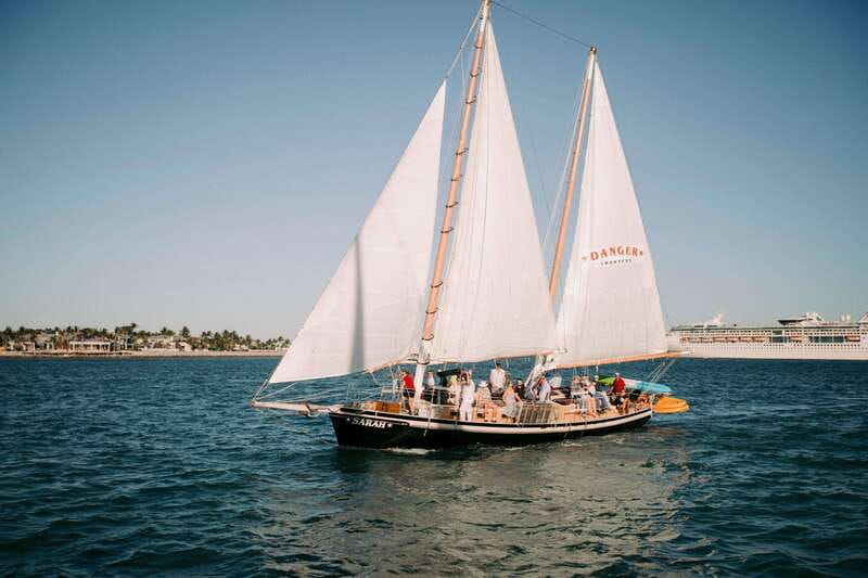 Key West Afternoon Sail, Snorkel, Kayak & Sunset Excursion - The sunset return to Old Town