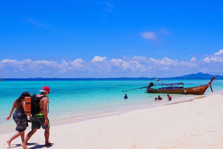 Khao Lak: Phi Phi Island, Maya Beach and Snorkeling Day Trip - Pileh Lagoon, surrounded by tall cliffs