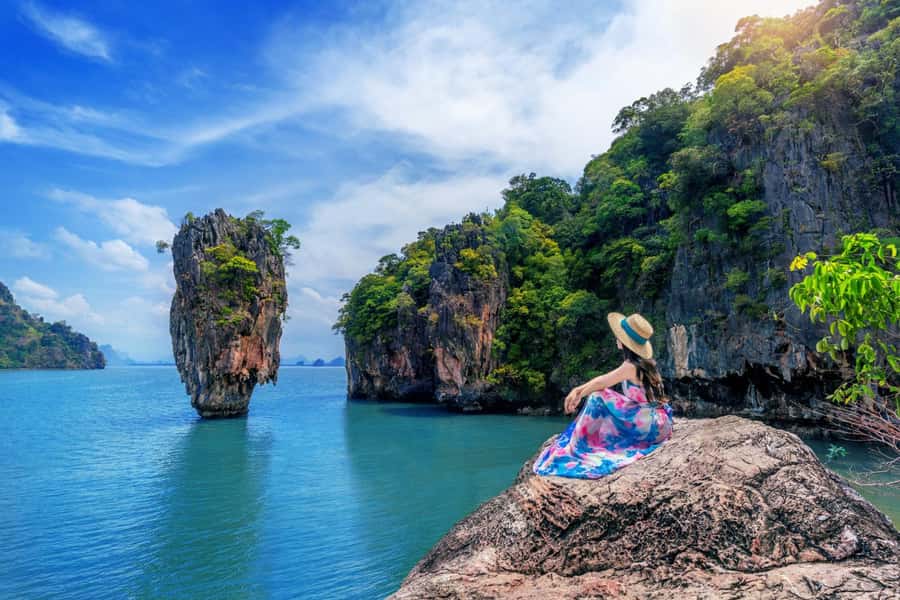 Khaolak: James Bond Island Kayak Tour with Snorkeling &Lunch - Panyee Island adds a human side to the scenery