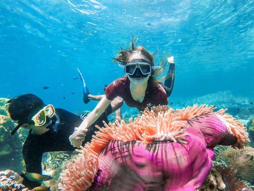 Koh Chang: 3 or 4 Islands Snorkel & Beach Tour by Big Boat - What the 3-island route feels like