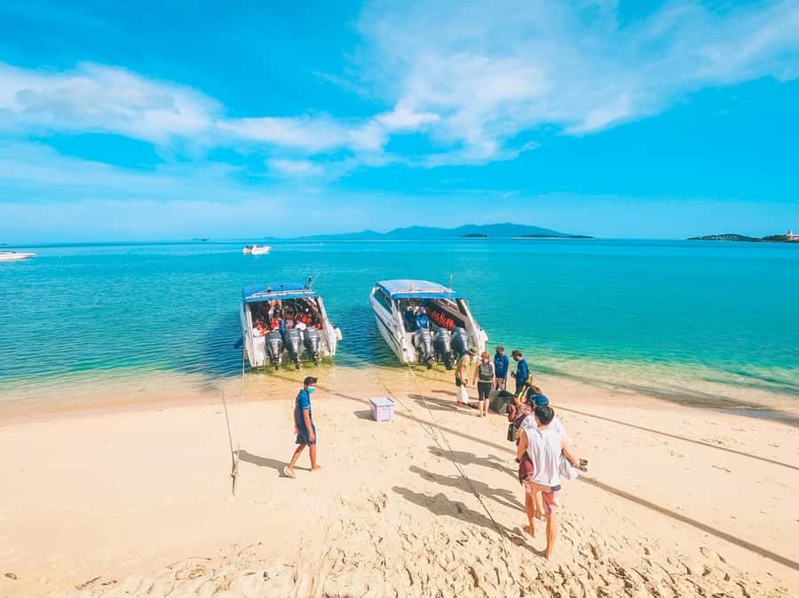 Koh Samui: Angthong Marine Park Snorkeling Tour by Speedboat - Wao Island: good snorkeling, limited time