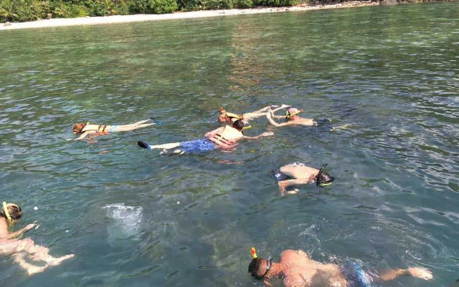 Koh Samui: Snorkeling and Kayaking by Speedboat - Lunch on the sand, with mixed expectations