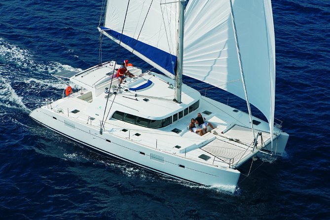 Kona Luxury Catamaran Yacht Snorkel & Sail - The Kona Coast route changes with the day
