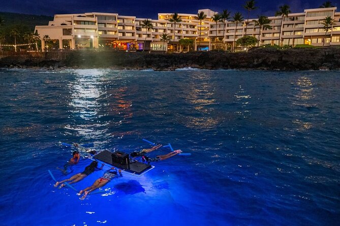 Kona Manta Night Snorkel: Swim with Mantas, Small Group (6 max) - Key points at a glance