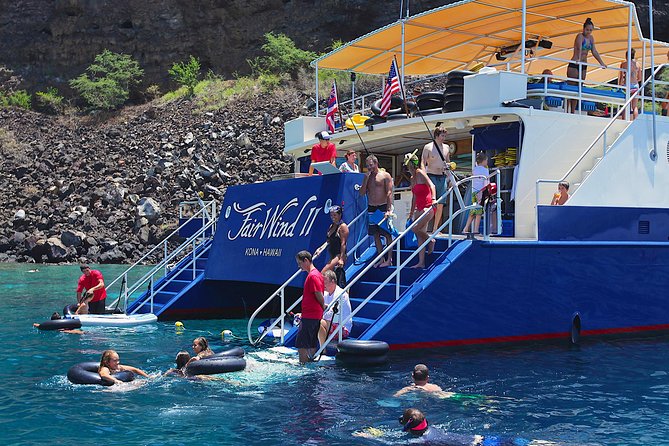 Kona’s Best Morning Snorkel: Captain Cook & Kealakekua Bay - Breakfast with the Kona coast outside