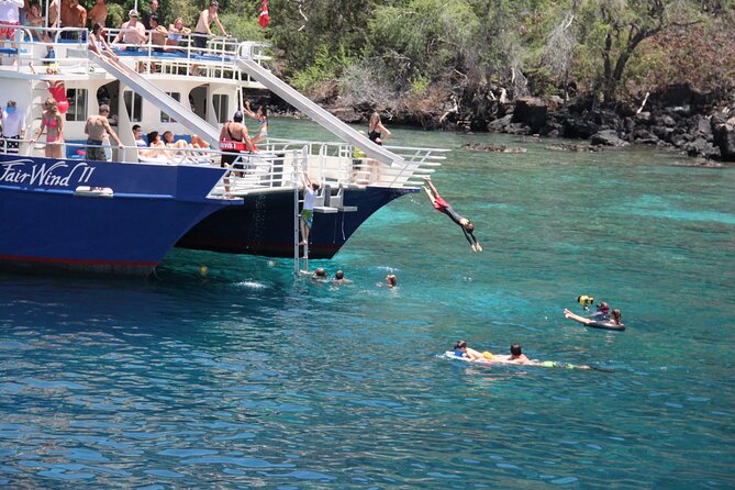 Kona’s Best Morning Snorkel: Captain Cook & Kealakekua Bay - The Captain Cook Monument from the water