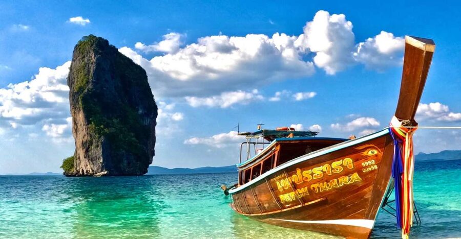 Krabi: 4 Islands Snorkeling Tour by Longtail Boat - Chicken Rock and the short snorkeling stop