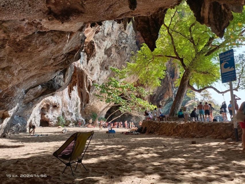Krabi: 4 Islands Snorkeling Tour by Longtail Boat - Phra Nang Cave Beach and its limestone walls