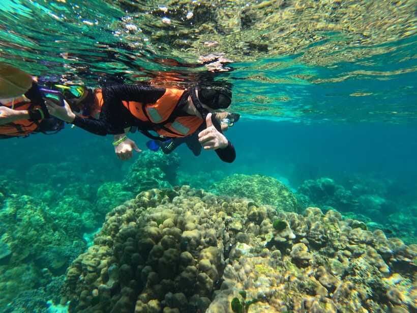 Krabi Aonang: Koh Rok & Koh Haa Snorkelling Day Trip + Lunch - Koh Rok Nok and Koh Rok Nai: the first water stop