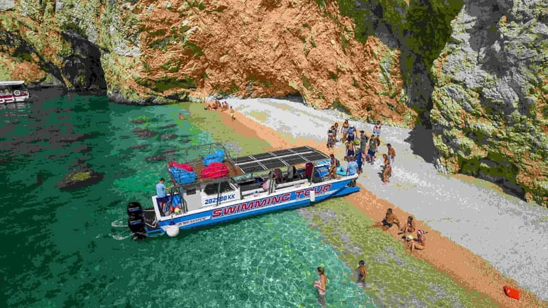 Krk: Swimming and Snorkeling tour on Golden Bay - A four-hour escape from Krk harbor