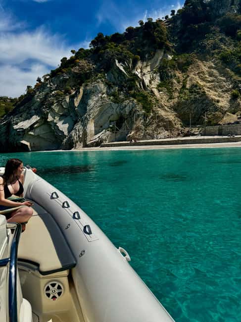 Ksamil Pigeon Cave Snorkeling free Drinks Speedboat In Group - Monastery Beach and the cave-side photo stop
