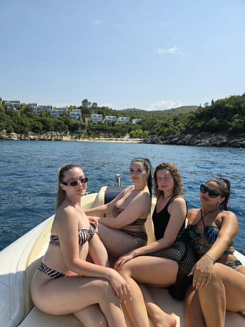 Ksamil Pigeon Cave Snorkeling free Drinks Speedboat In Group - Kep Merli and the first coastal views