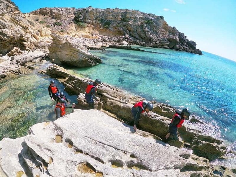 Lagos: Algarve Coasteering and Snorkeling Adventure - Snorkeling is a bonus, not the main event