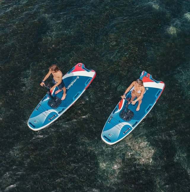 Lanzarote: Electric Paddle Surf and Snorkel Excursion at Papagayo Beach - From Playa de las Coloradas toward Papagayo