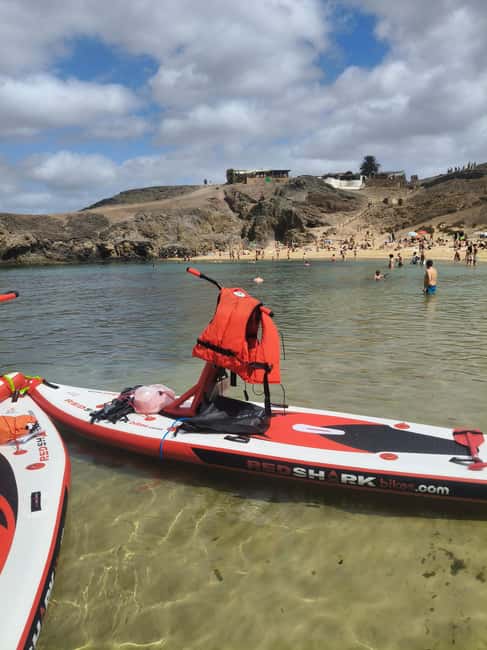 Lanzarote: Electric Paddle Surf and Snorkel Excursion at Papagayo Beach - Snorkeling gear, snacks, and photos